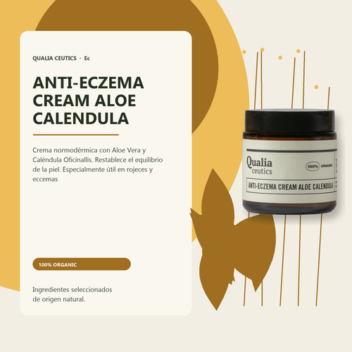 Qualiaceutics Anti-Eczema Cream Aloe Calendula 100 ml