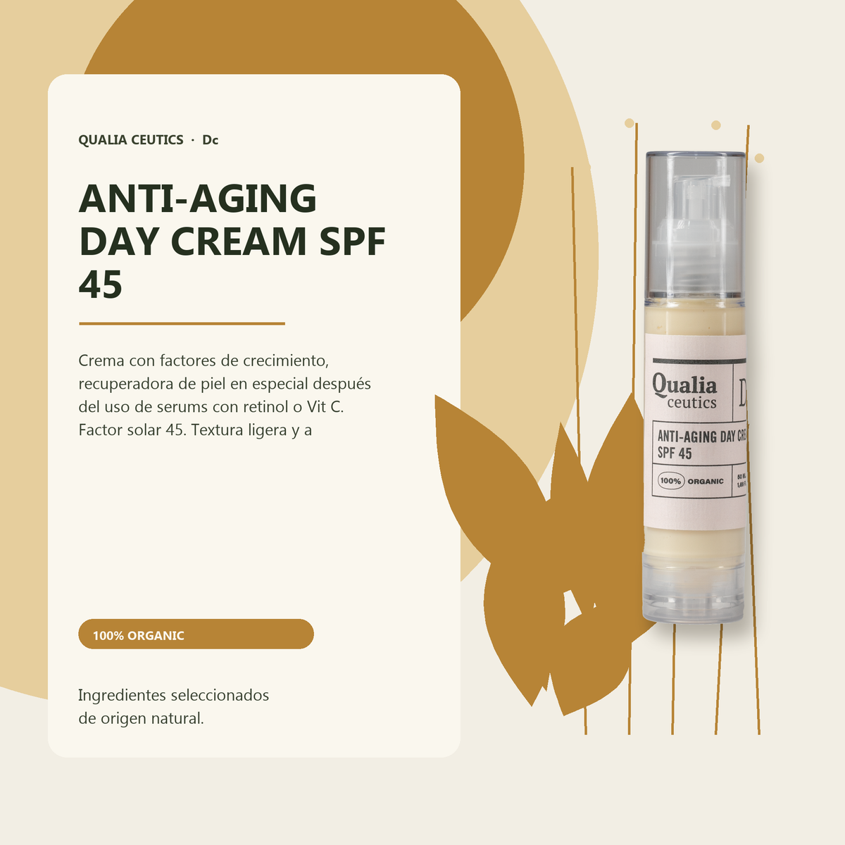 Qualiaceutics Anti-Aging Day Cream SPF 45 50 ml